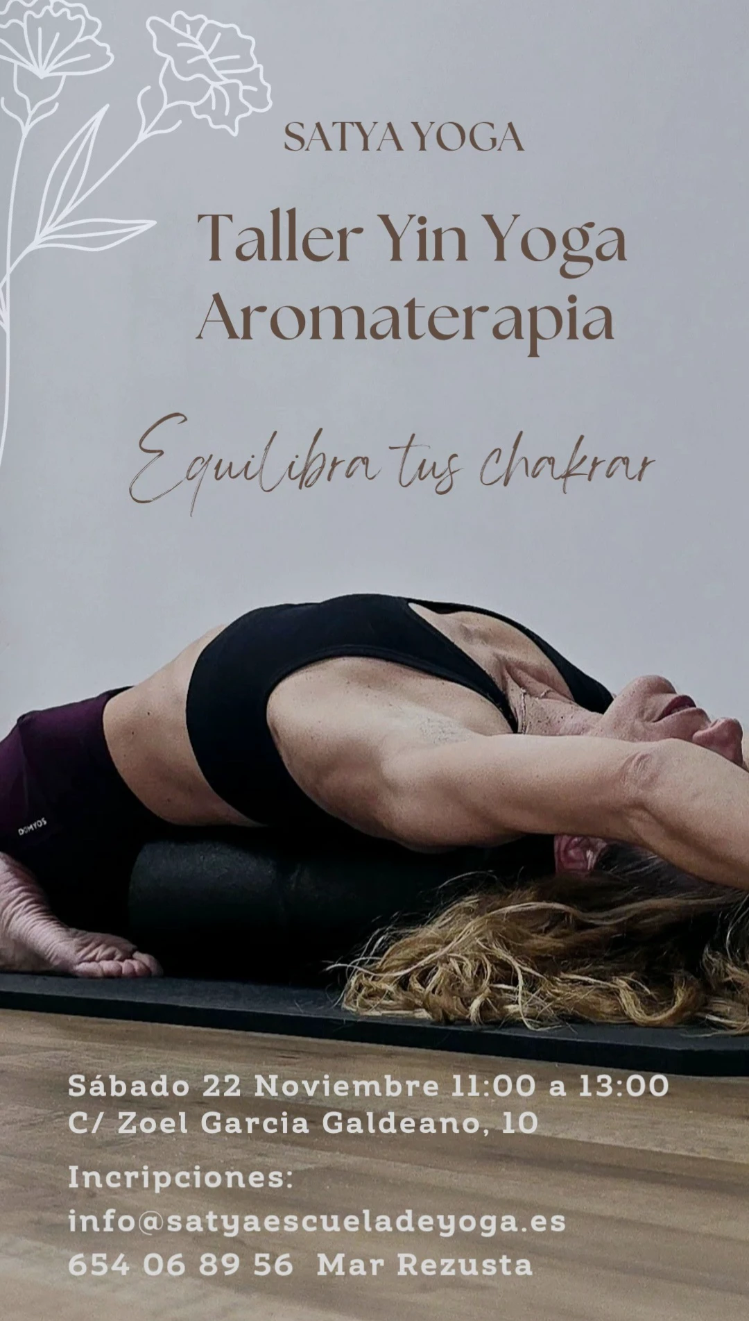 Taller Yin Yoga Aromaterapia