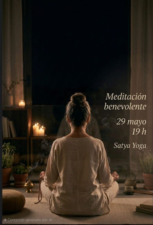 Cartel Taller Meditación benevolente Cartel del Taller Meditación Benevolente del 29 de mayo de 2026